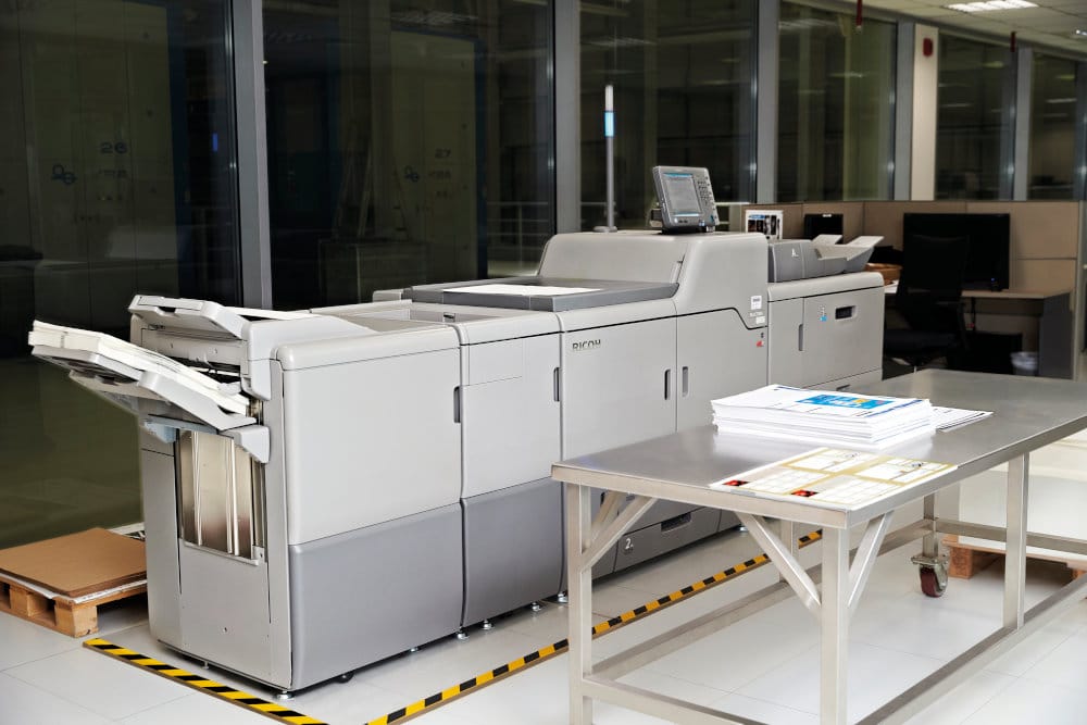GN Print digital print-on-demand line — fast turnaround for short runs
