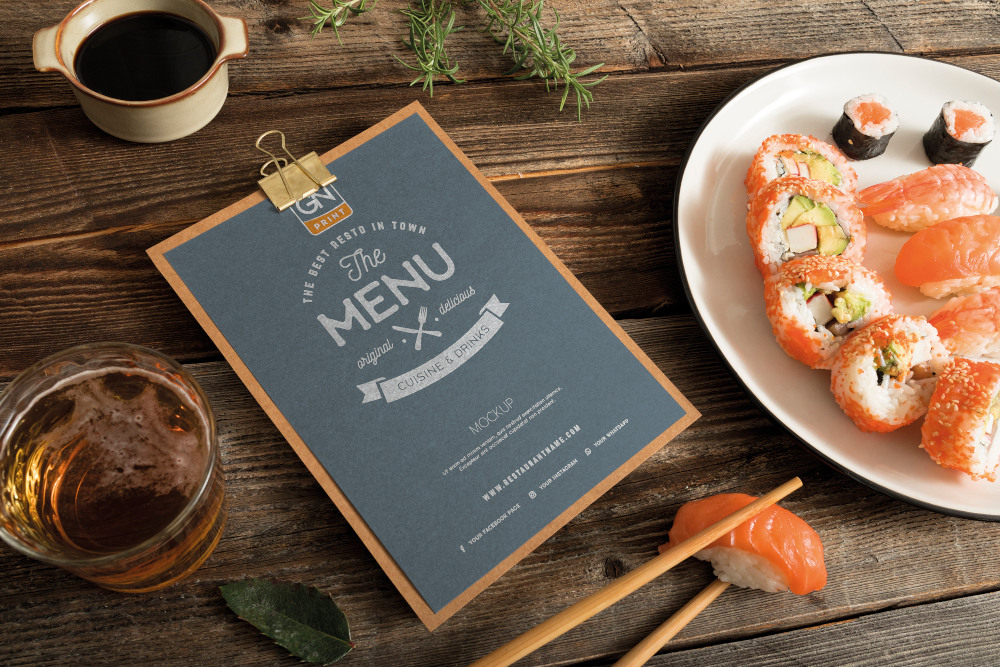 Restaurant Menus & Table Placemats
