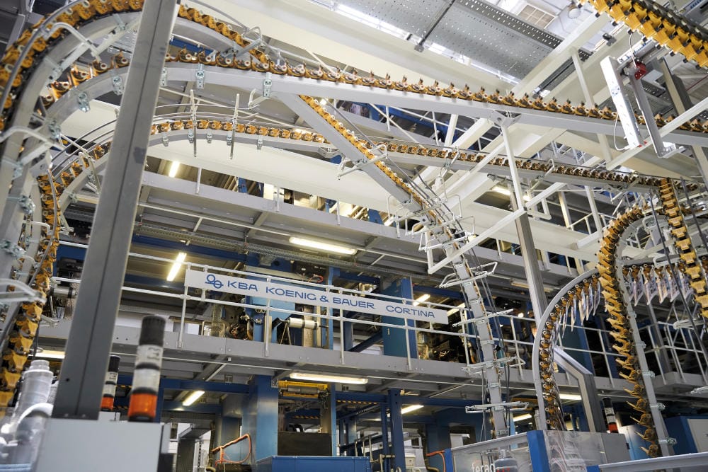 GN Print web printing line in operation